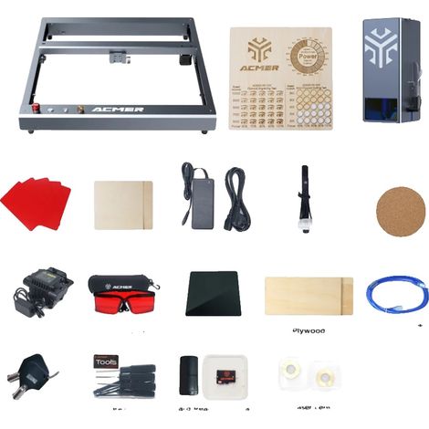 Graveur Laser, Haute Vitesse, Compatibilité Multi-Matériaux, P2 20W (1/2)