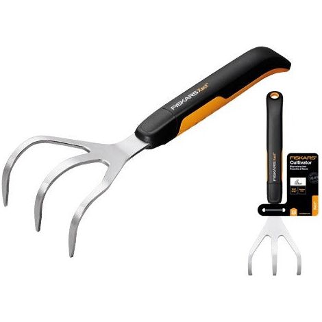 Sarchiello rastrellino con denti in acciaio per smuovere il terreno XACT Fiskars