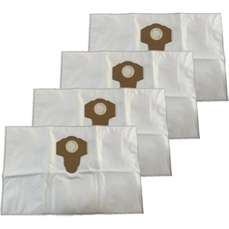 Lot de 4/10 sacs à poussière de grande capacité pour aspirateurs Einhell TC-VC1820 TE-VC 1825, TE-VC 1925 SA, TE-VC 2025 SACL (lot de 4) (1/5)