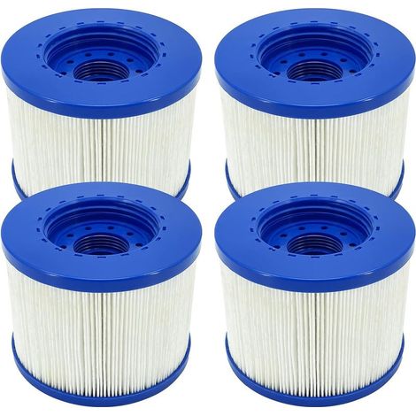 Filtre Spa Infinite a Visser, Cartouche Filtre à Vis pour Spa Gonflable Pas De Vis 60mm, Cartouche Filtre pour Spa, Compatible pour Cosy Spa, Clever Spa et de Plus (4 pièces) (1/4)