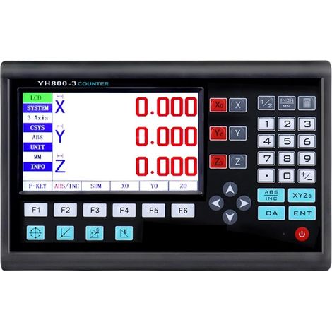 Échelle linéaire numérique Dro lecture numérique grand écran LCD ensemble encodeur linéaire Kit d'échelle linéaire 5U 5V TTL 200 300 400 500 600 700 1000 MM pour la machine de tour de fraisage de moul (1/4)