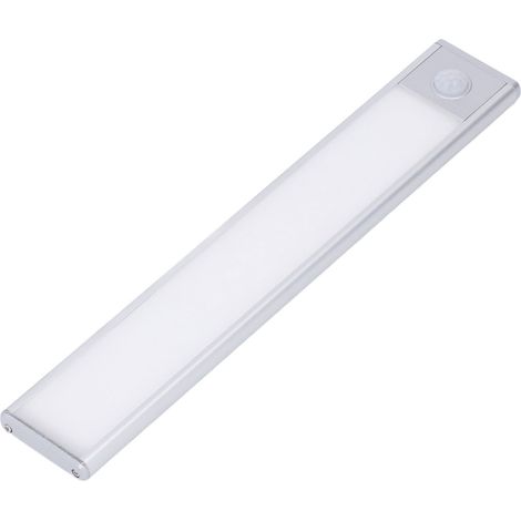 39 LEDs LED-Streifen mit Bewegungssensor, magnetischer Induktion, USB-aufladbar, silber, kabelloser Lichtstreifen (1/5)