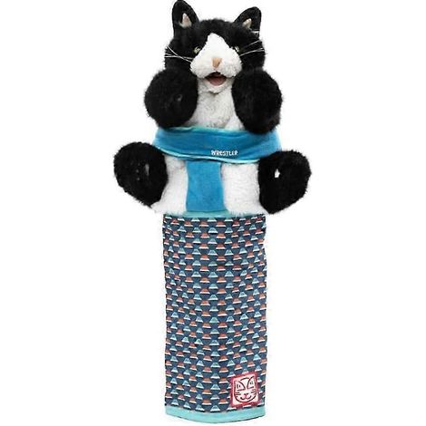 Gants de lutte pour chat en peluche - Gants de lutte interactifs pour chat avec housse de protection et remplissage à l'herbe à chat HF (1/5)