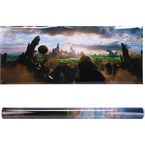 Poster de fond décoratif, peinture, autocollant en PVC, image de paysage pour aquarium. (1/5)