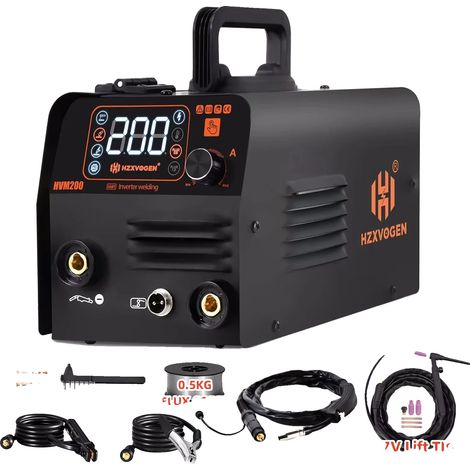 Machine à souder, compatible MIG TIG MMA, alimentation automatique en fil (1/2)