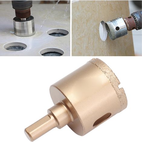 Scie cloche à braser pour granit, marbre, carrelage et céramique, 40 mm (1/5)