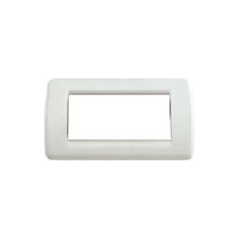 Vimar Idea Rondò placa 4 módulos blanco Idea 16764.04