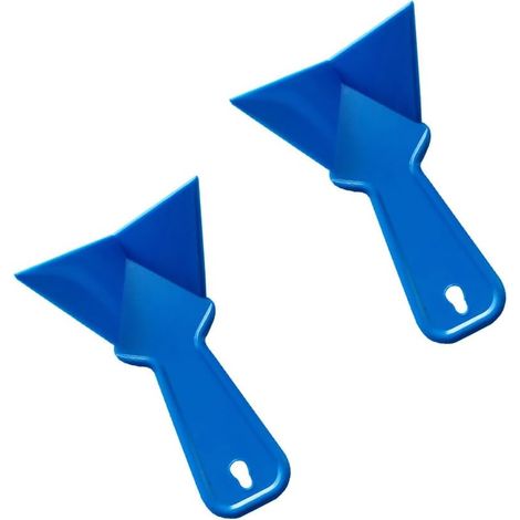 Set di 2 spatole angolari in plastica a 90°, attrezzo per intonacatura e tappezzeria (1/5)