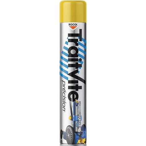 Traceur de marquage de précision TraitVite Précision  ITW SPRAYTEC - Jaune ral 1023 pour danger / attention
