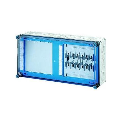 Sicherungsgehäuse 125A IP65 NH00 uni Kst mit transparentem Deckel 2grp (1/5)