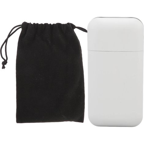 Étui à cigarettes réglable en hauteur, pour cigarettes épaisses et fines, double usage avec briquet amovible, porte-cigarettes blanc (1/5)
