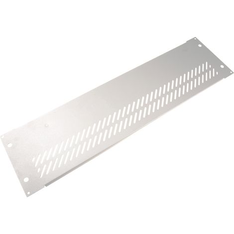 Panneau arrière 3U, 84HP, Gris ( Prix pour 1 )