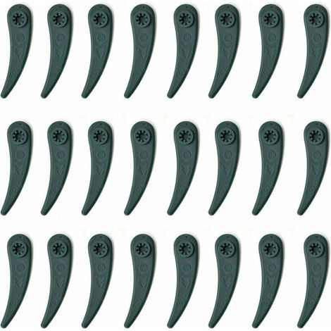 Lot de 24 lames de rechange en plastique pour coupe-bordures Bosch Durablade Art 23-18 LI Art 26-18 LI (1/5)