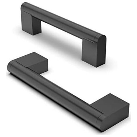 10 Pièces Poignée de Meuble, Distance de Trou de 192mm Poignées de Meubles en Acier Inoxydable Poignées de Placard Poignée d'Armoire de Cuisine-Noir mat (1/4)