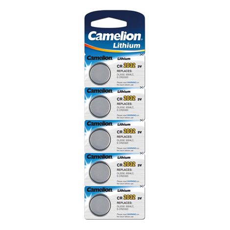 Camelion CR2032-BP5 CR2032 Litio 5 pz. (1/2)