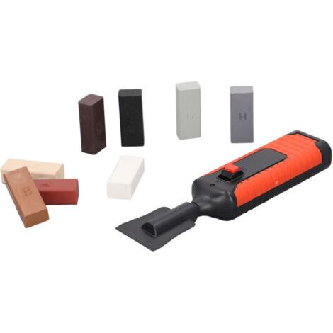 Eosnow Stylo chauffant électrique pour réparation de carrelage, ensemble de blocs de cire, outils de réparation de fissures pour pierre et porcelaine (1/3)