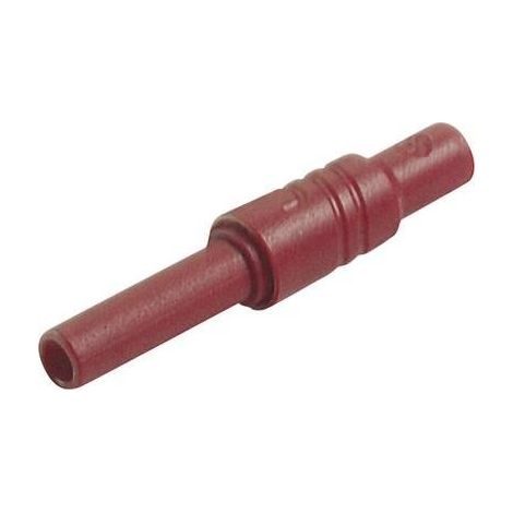 SKS Hirschmann KUN S 934096101 ficha banana hembra roja 4 mm