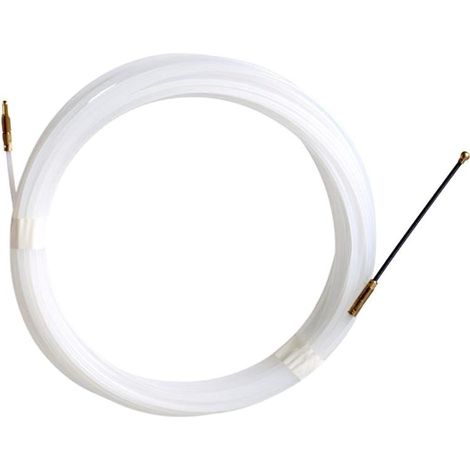 MAURER guia pasahilos domestica nylon 30m. / 4 mm. , Guia pasahilos domestica nylon.- Longitud x diámetro: 30 metros x 4 mm.- Color blanco.- Ideal para trabajos d