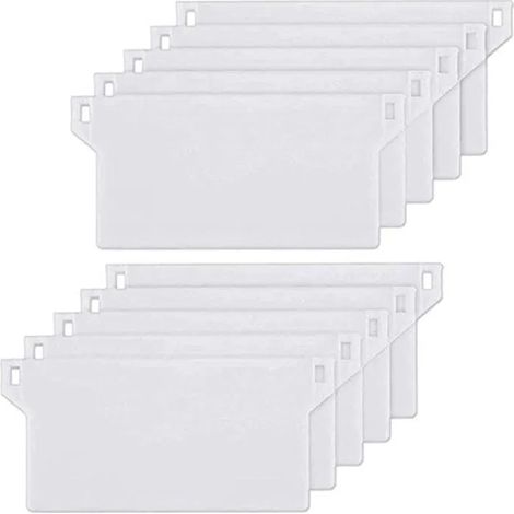 10 pcs Californie Aveugle Poids Plaque Poids Stores Verticaux Poids Plaque Aveugle Vertical Latte 127mm Blanc Pièce De Rechange (1/5)