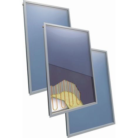 Set solaire 2plus toit plat ballon solaire 300 litres 3 capteurs