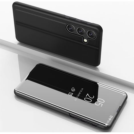 Cover protettiva per Samsung Galaxy S24 FE Clear View Case - nera