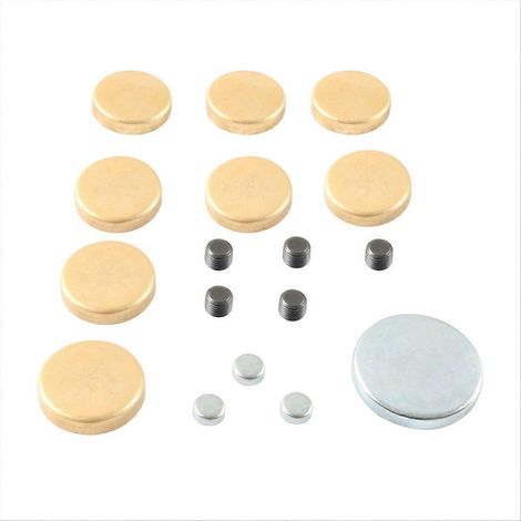 Kit de bouchons de dégel pour moteurs Small Block 283ci, 305ci, 327ci et 350ci (1/5)