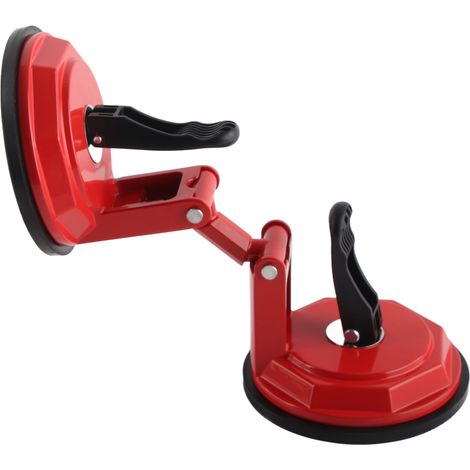 Butoir de porte de sécurité portable à alarme et à réponse rapide, pour appartement, hôtel et maison, à double ventouse. (1/5)