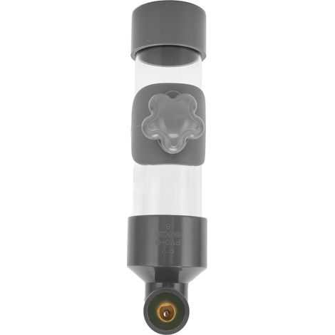 Bouteille d'eau pour petits animaux, grande capacité, étanche, transparente, distributeur d'eau automatique pour lapins, gris, taille S (1/5)