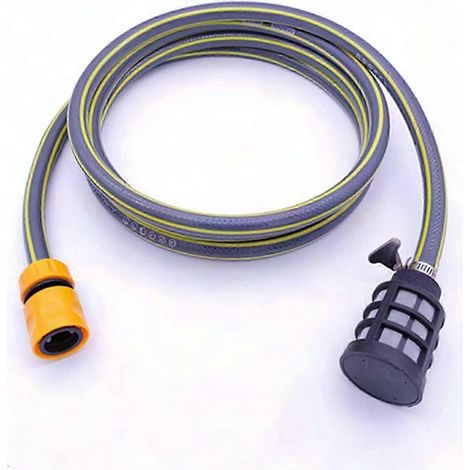 3 Meter langer Saugschlauch mit Filter für Hochdruckreiniger, Ersatzteil, anpassungsfähig und robust, ideal für eine effiziente Wasserversorgung. (1/3)