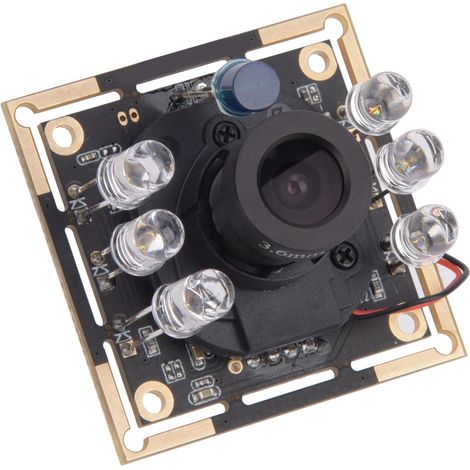 Module Caméra USB Carte Circuit OV9732 Capteur IR CUT Infrarouge Reconnaissance Faciale 1280x720 30ips 72° (1/5)