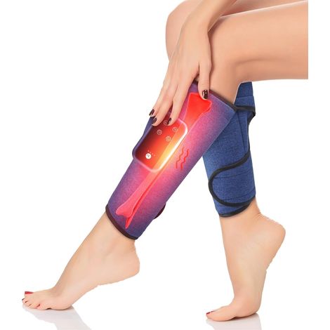 Massageur de veau, Massageur de jambes, Massageur de veau sans fil avec 3 modes et 3 massage à température après l'entraînement, cadeau pour les parents, les parents, les amis et les athlètes (1/5)