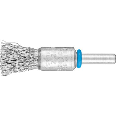 PFERD TOOLS Pinselbürste ungezopft PBU Ø13 mm Schaft-Ø6 mm Edelstahl-Draht-Ø0,35 10 Stk