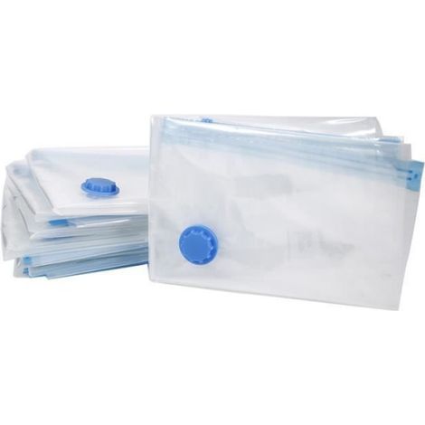Lot de 10 Housses de rangement sous vide pour la literie et les vêtements - 60 x 80 cm (1/2)