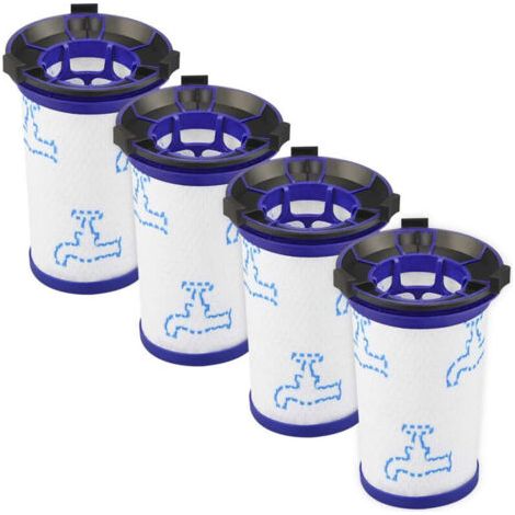 BUNTHAUS Lntyq Lot de 4 Filtre de remplacement pour aspirateur Rowenta Air Force 360 RH9037 RH9038 RH9039 RH9051WO RH9057WO RH9086WO Alternative pour ZR009001 (1/5)