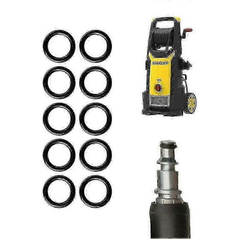 Kit de 10 joints toriques en caoutchouc à raccord rapide pour tuyau 1/2" et 3/4" Stanley (outil de jardinage 2025)