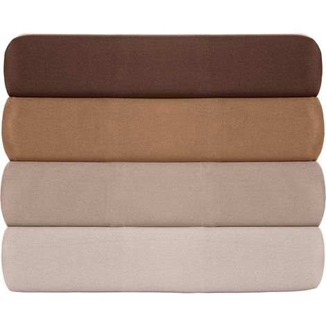 Sábanas ajustables, sábanas para colchón, sábanas para cama Sheet Beige (1/4)