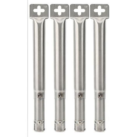 Universeller Brenner (30,8 bis 45 cm) für FirePlus, Fire Mountain, Proficook, Barbecook, Tepro, Campingaz, Char-Broil, Cosmo Grill, Edelstahl-Rohrbrenner-Ersatzteil – 1 Stück