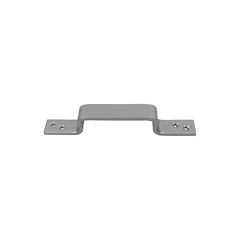 Poignée de portail galvanisée 182 x 20 mm – poignée métal résistante pour porte/portail – Crochet tempête – GeZu Impex