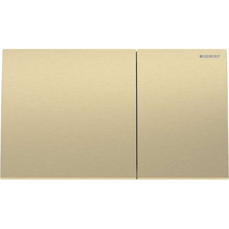 Plaque de commande WC Geberit Sigma70 – Dimensions 250 x 146 mm – Actionnement avant – Tiges de poussoir insonorisées