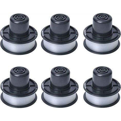 A6226 Bobine compatible avec les tondeuses automatiques Black and Decker Auftipp GL250 / GL310 / GL360 / GL360SB, cordon de 6 m, pack de 6 (1/5)