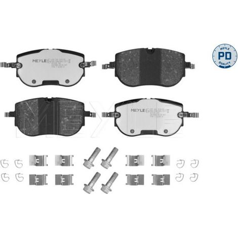 Kit de plaquettes de frein, frein à disque MEYLE 025 264 1616/PD AUDI 1EA698151P