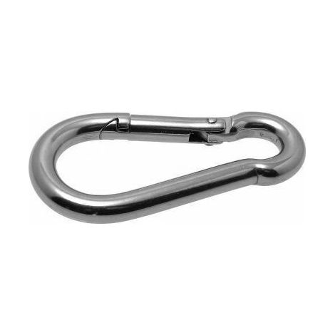 Mousqueton de pompier inox A4 - Diamètre: 6