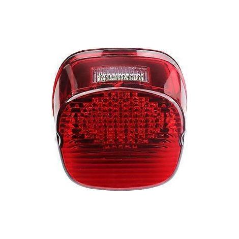 1 Stück modifiziertes rotes LED-Rücklicht mit starker Leuchtkraft für Motorräder