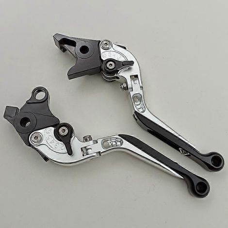 DL1050 GSX650F BANDIT650/1200 GSX1400 Frein Embrayage Klaxon Guidon modifié ( argent 1) (1/5)