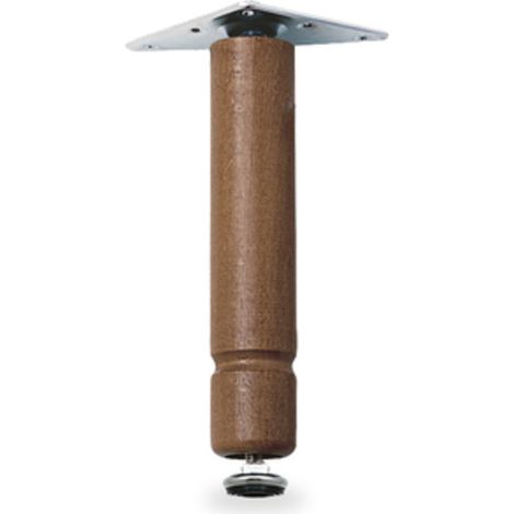PIEDINO LEGNO COMPL.X MOB.CM.10 NOCE. Prezzo per 1 pezzo.