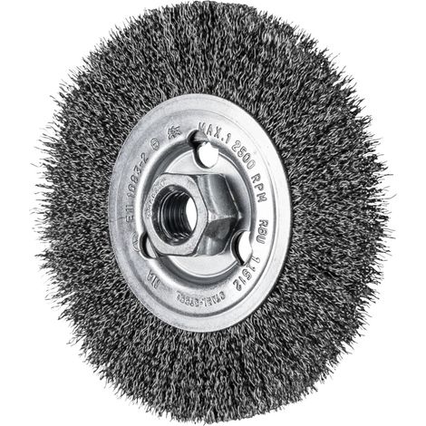 PFERD TOOLS Rundbürste ungezopft RBU Ø 115 x 12 mm M14 Stahl-Draht-Ø 0,30 für Winkelschleifer POS RB (1/5)