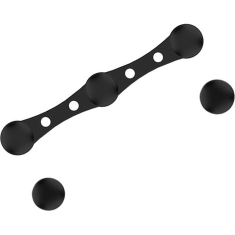 Lot de 3 attaches magnétiques en silicone pour friteuse à air chaud — Pinces résistantes à la chaleur de qualité alimentaire pour maintenir le papier sulfurisé en place (noir) (1/5)
