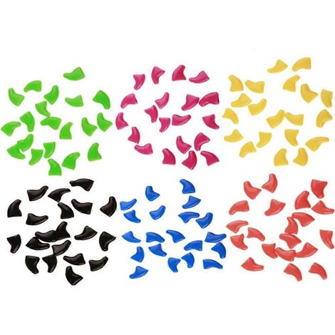 Protège-griffes pour animaux de compagnie (chats et chiens) - Lot de 120 pièces (1/5)