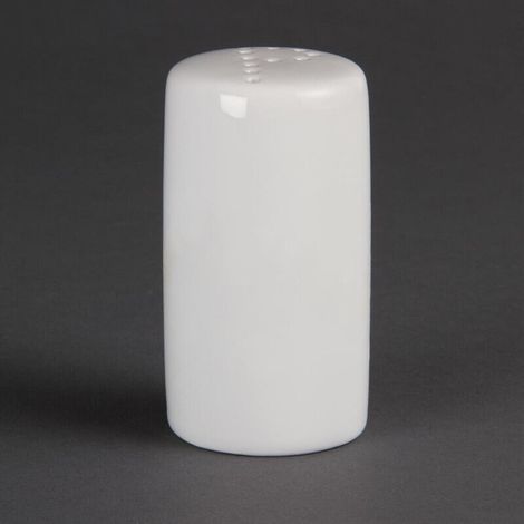 Poivrières blanches 80 mm - Boite de 12 (1/5)
