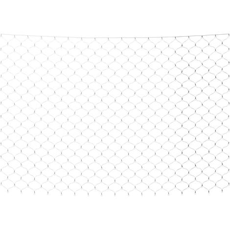 vidaXL Red de luces Navidad 204 LED blanco frío 3x2m interior/exterior (1/2)